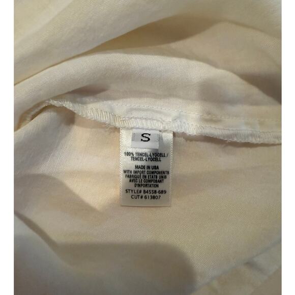 Bella Dahl Blouse Small Tie-Dye Sleeveless High Neck Soft Boho Minimalist Top - Picture 5 of 7